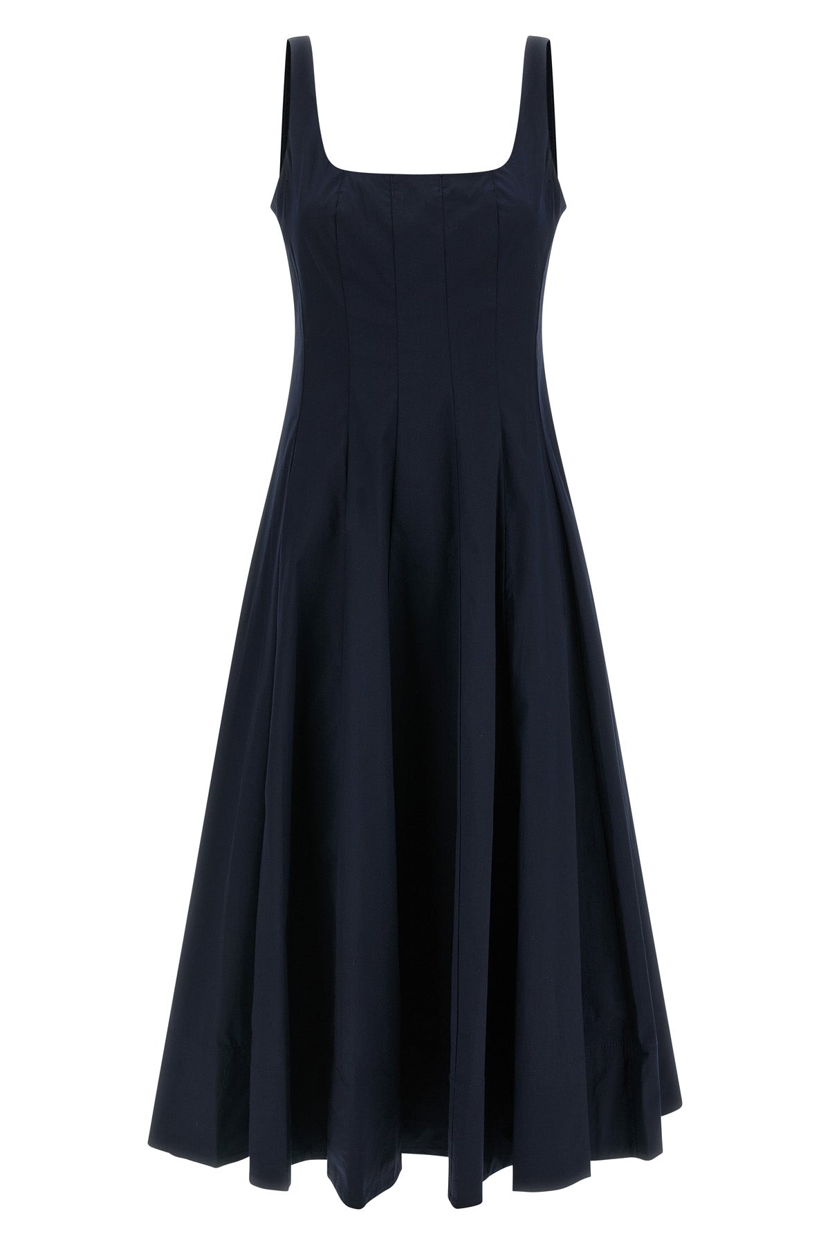 wells midi dress in light cotton poplin