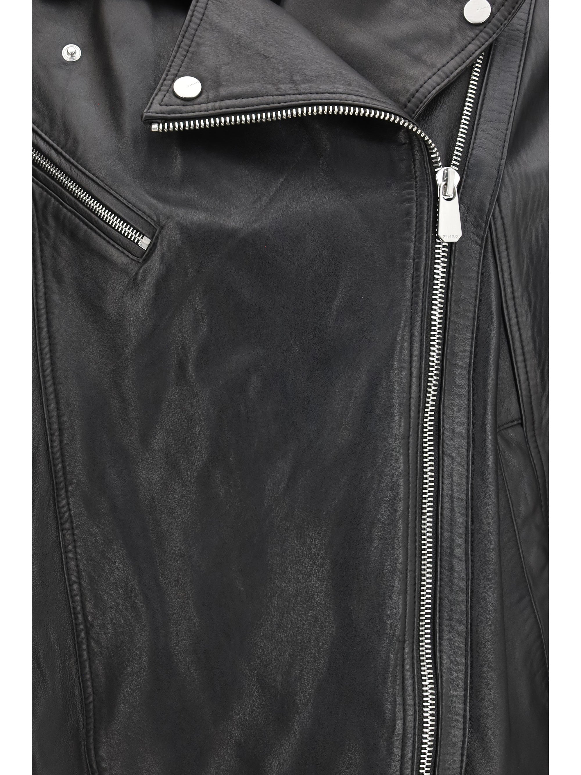 leather biker jacket