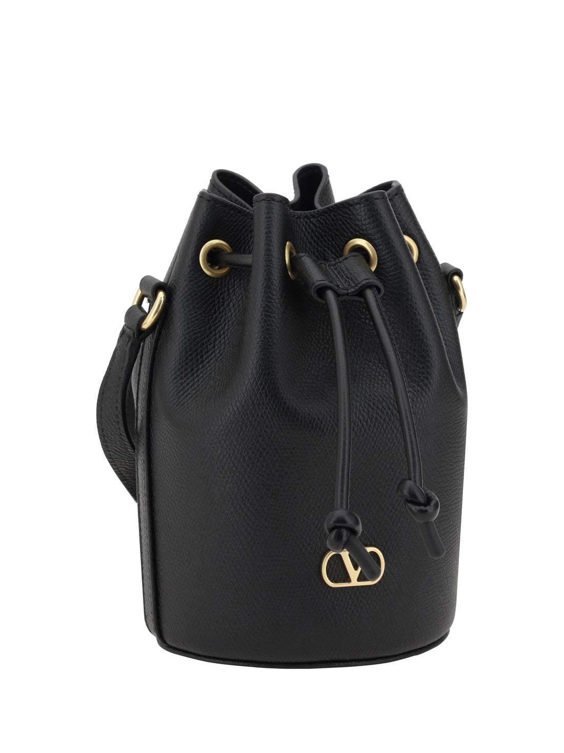 mini vlogo drawstring bucket bag