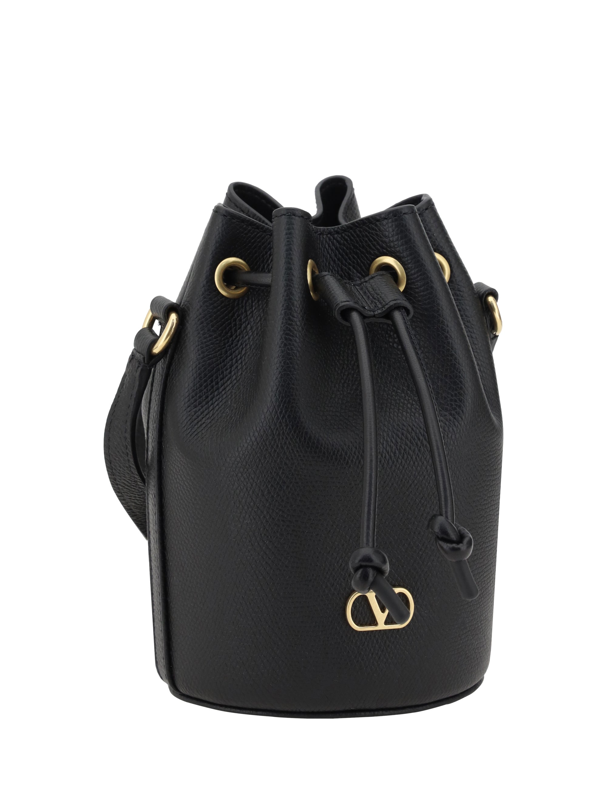 mini vlogo drawstring bucket bag