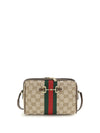small horsebit web camera bag shoulder bag