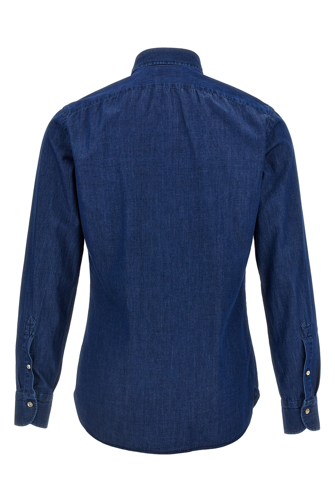 BORRIELLO 39 cm marechiaro denim-effect cotton shirt