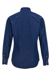 marechiaro denim-effect cotton shirt