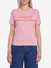 GUCCI S printed logo t-shirt