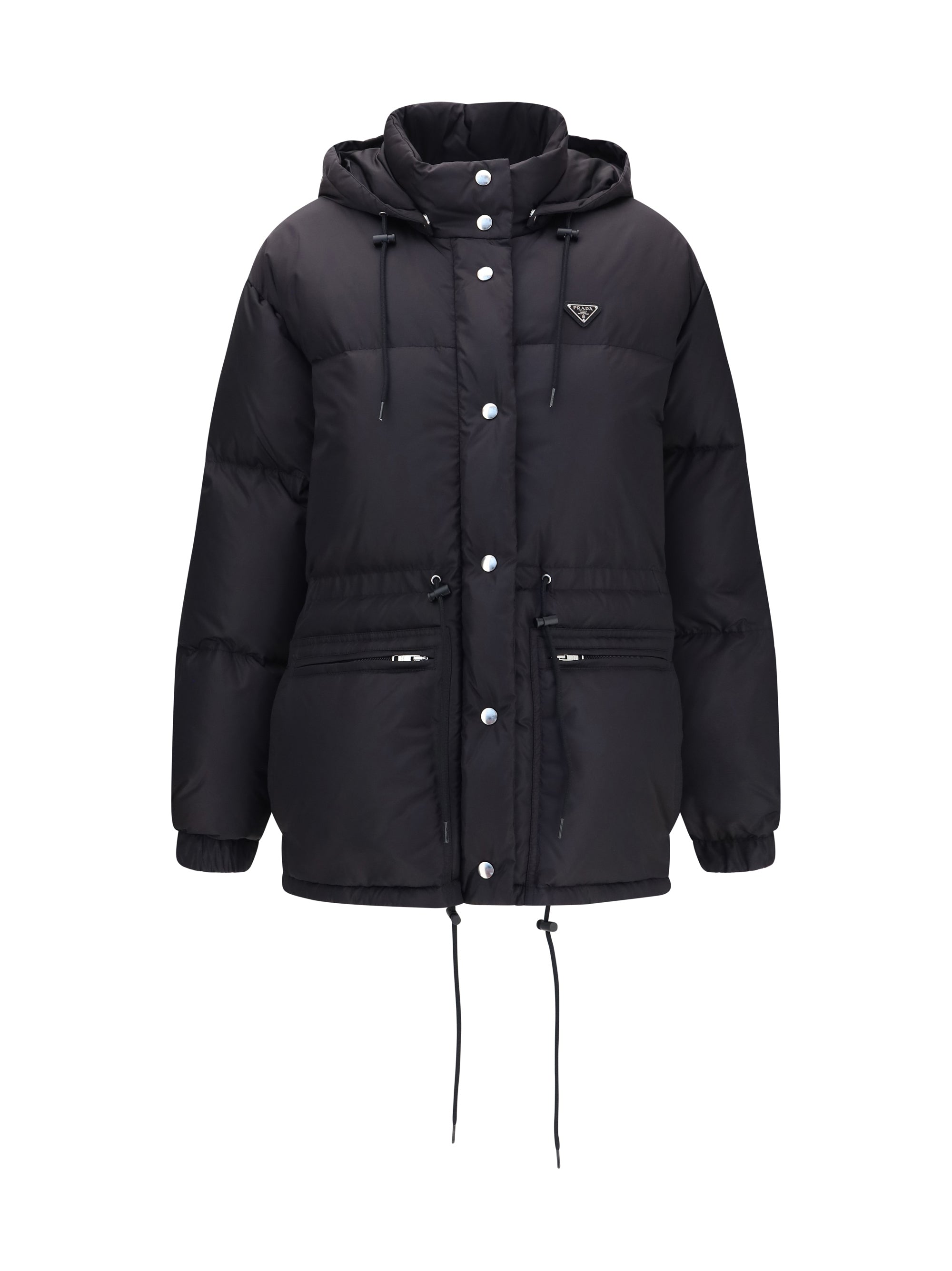 padded high-collar jacket