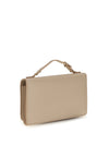 peekaboo leather chain wallet