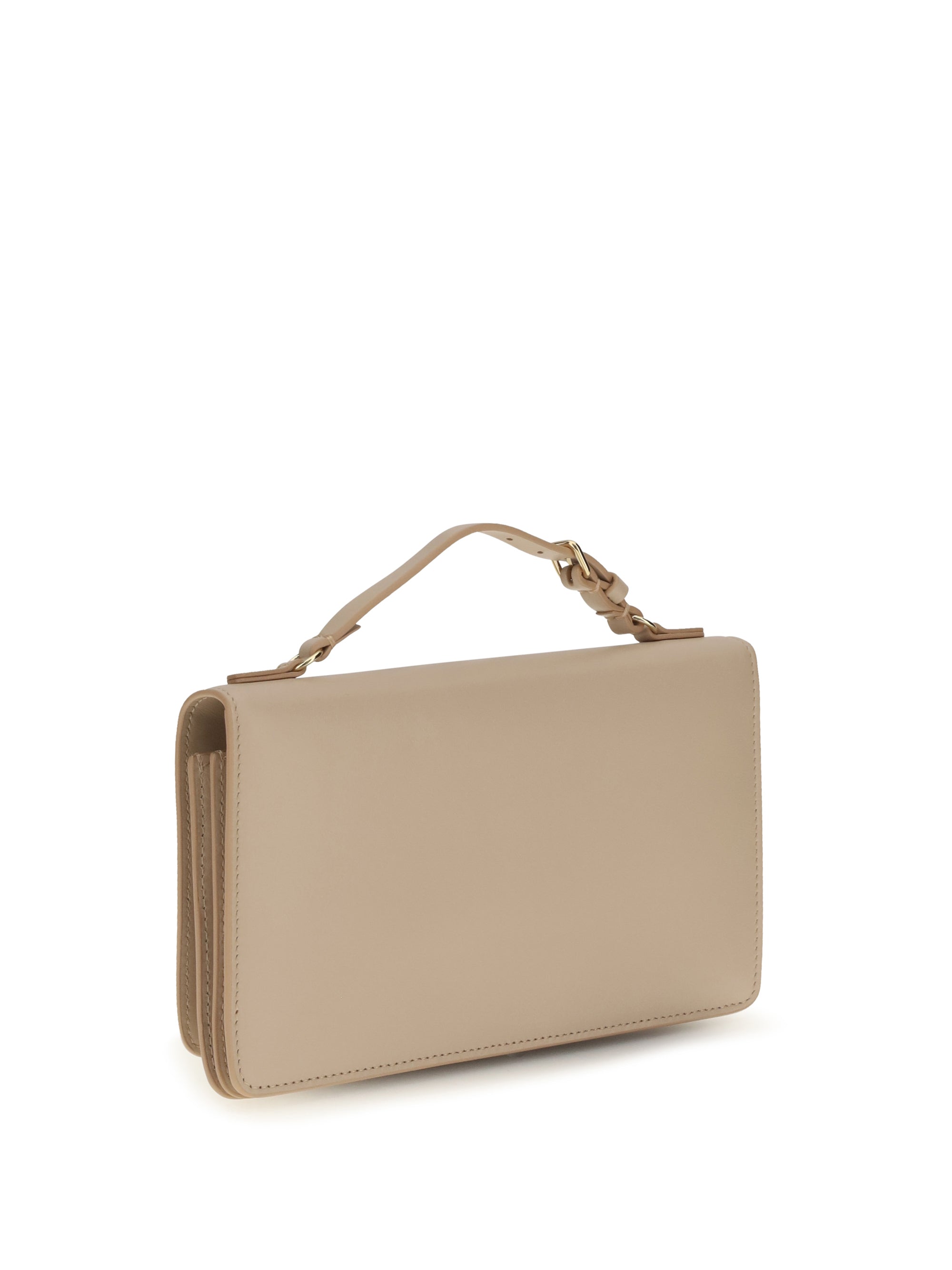 peekaboo leather chain wallet