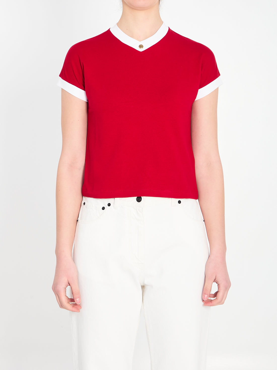 VERSACE 40 vintage stretch cotton t-shirt