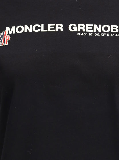MONCLER GRENOBLE L contrasting logo t-shirt