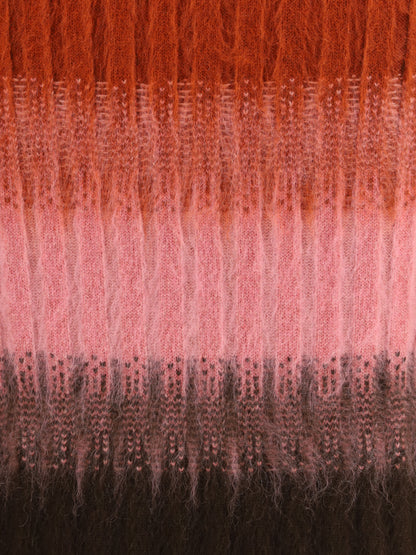 FENDI 40 mohair and wool midi skirt 