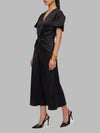 midi dress with draping