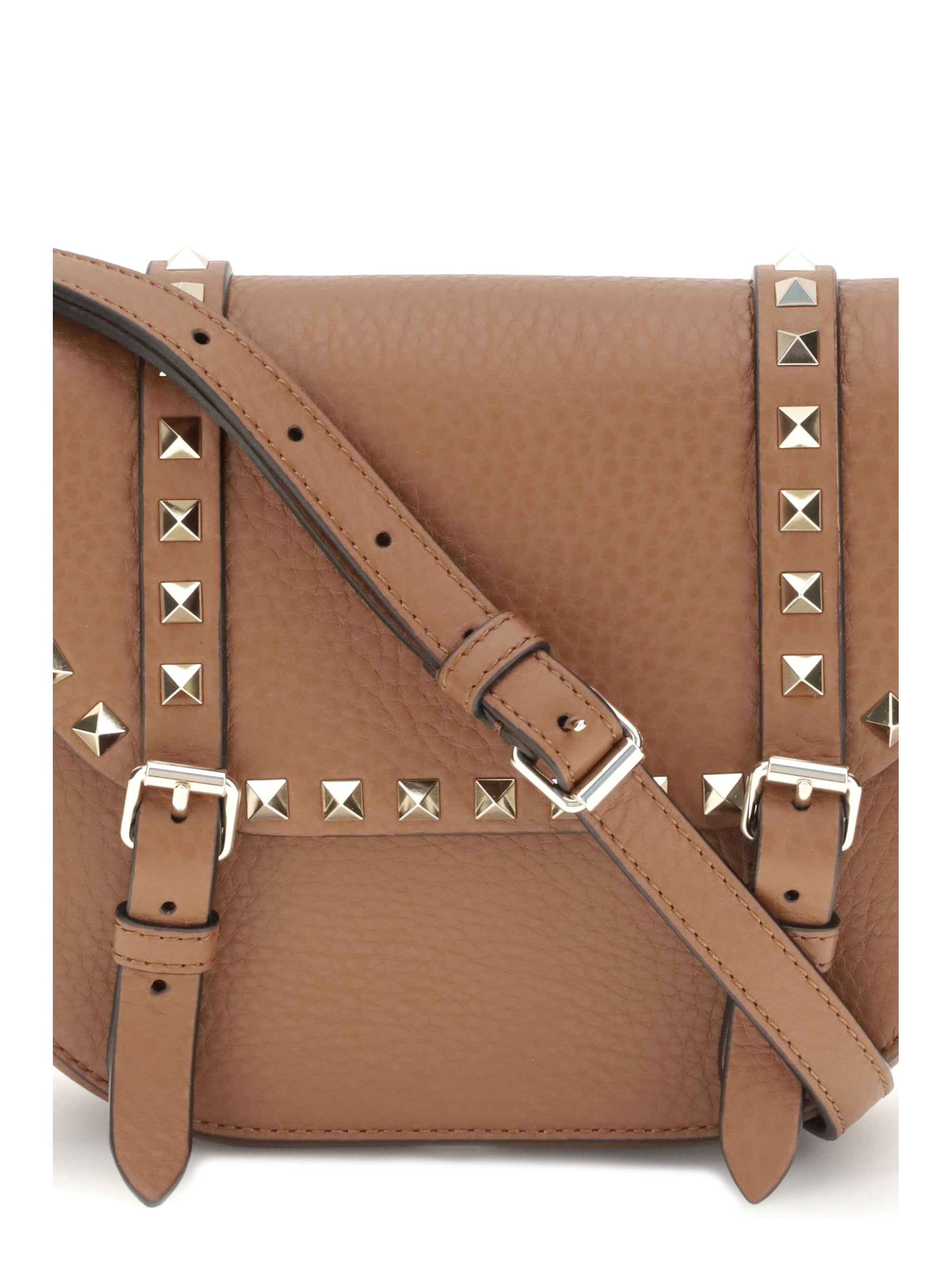 rockstud small messenger shoulder bag