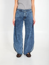 ALAIA 36 petals denim jeans