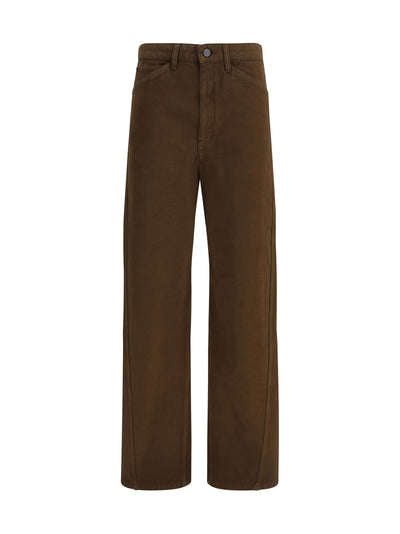 five-pocket twill pants