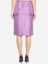 GUCCI 40 printed silk skirt