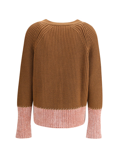 MARNI 40 bi color cardigan in viscose