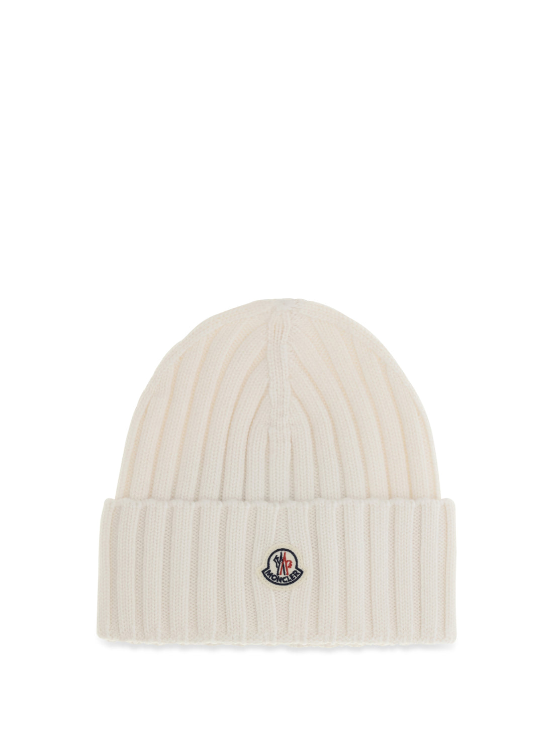 MONCLER OS wool beanie with logo