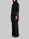 ultra-light coat in eco wool and nylon