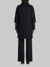 ultra-light coat in eco wool and nylon