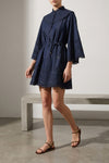 mahon cotton denim mini dress