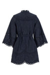 mahon cotton denim mini dress