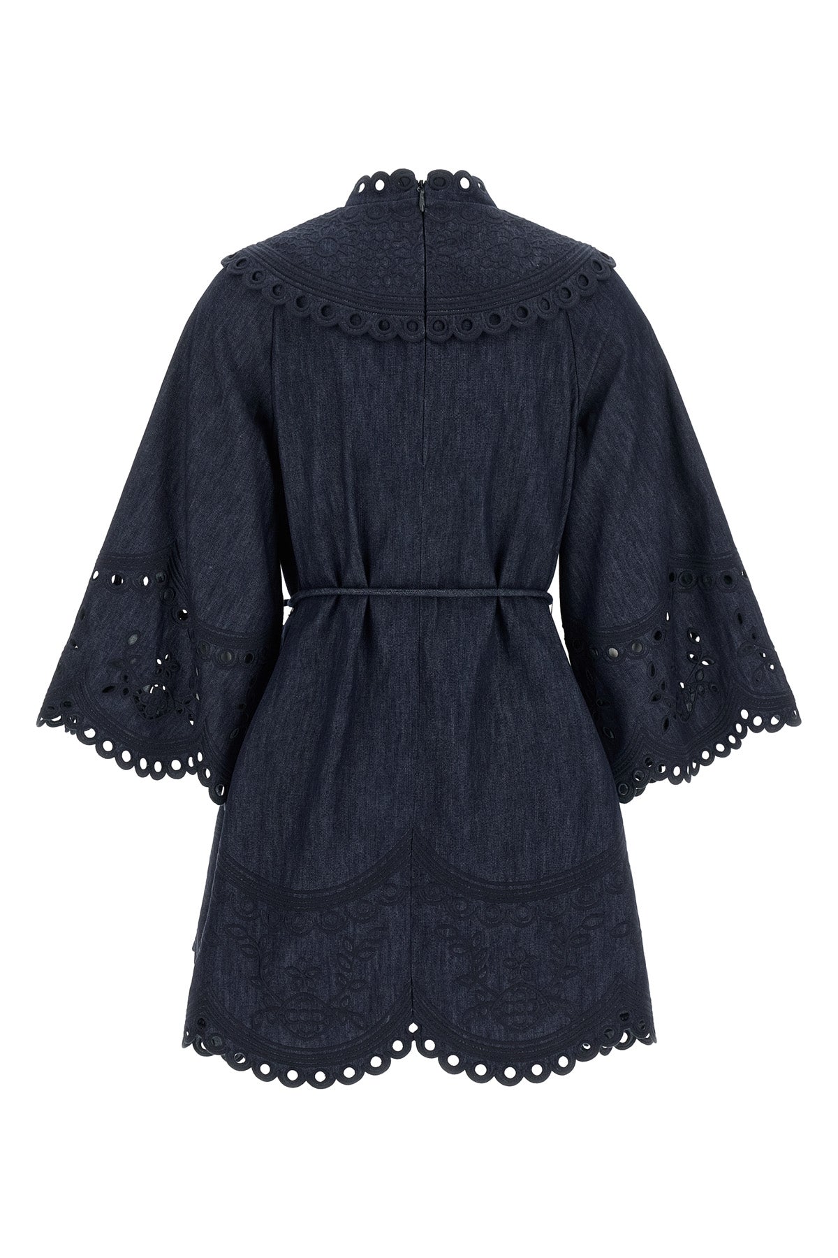 mahon cotton denim mini dress