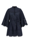 mahon cotton denim mini dress