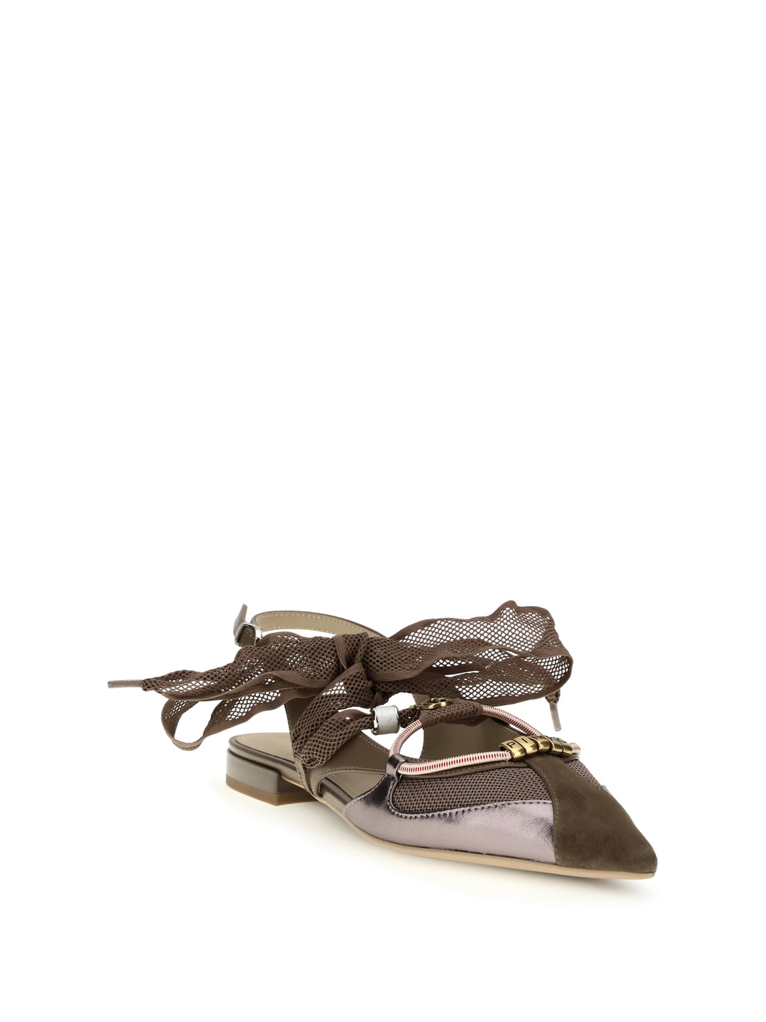 PINKO 36 gianira leather ballerinas