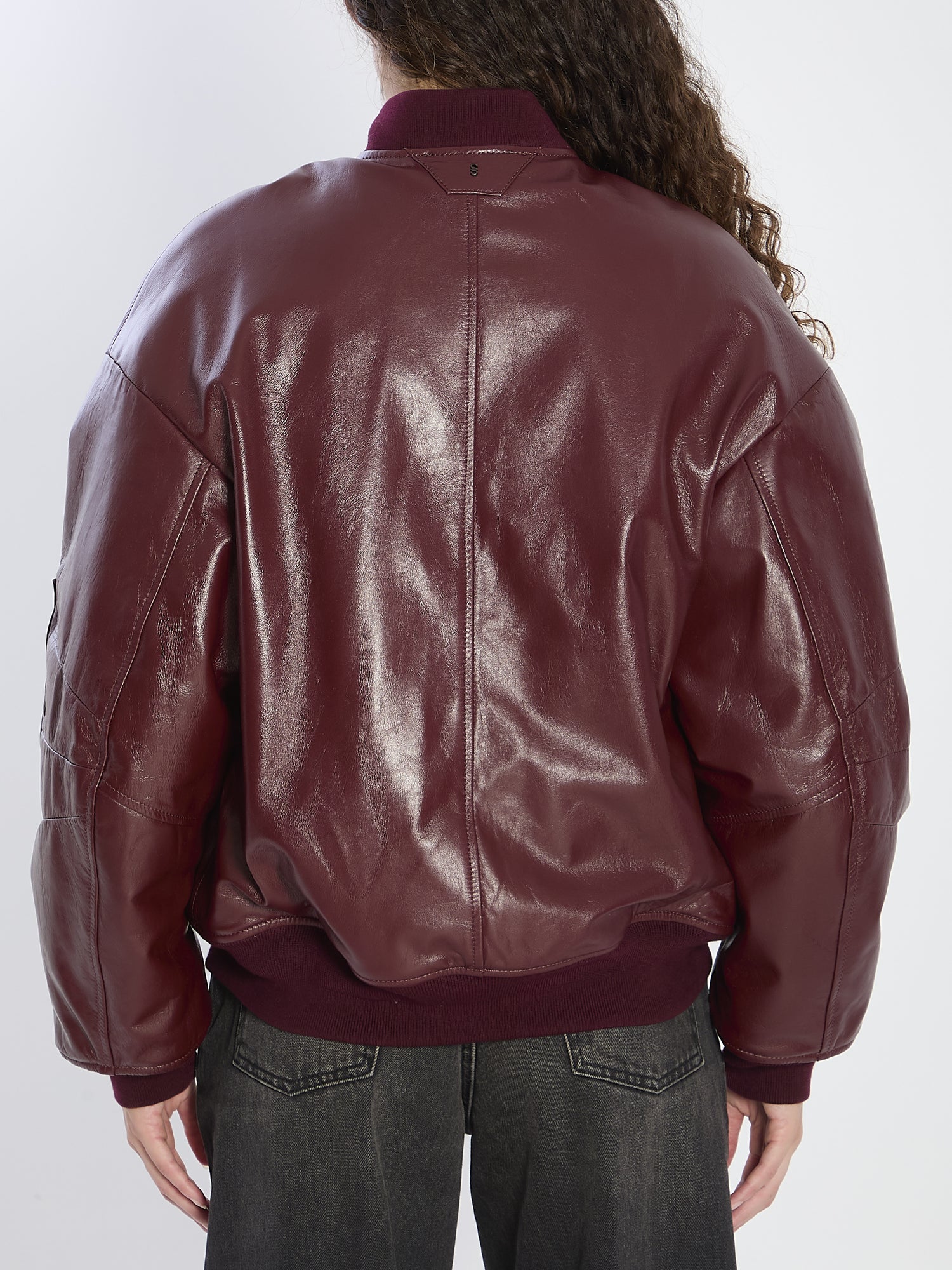 SALVATORE SANTORO 40 leather jacket 