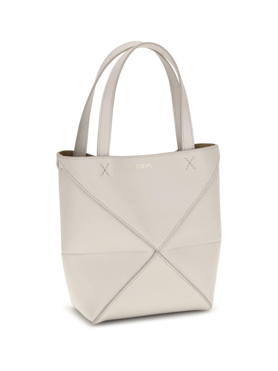 puzzle fold mini tote bag