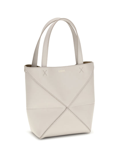 puzzle fold mini tote bag