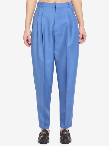 CELINE 38 montauk pants in wool and mohair