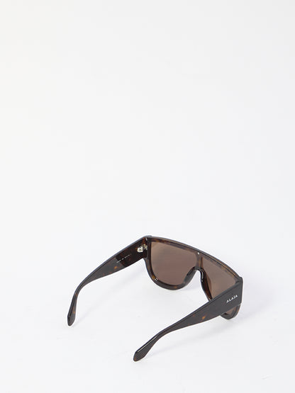ALAIA OS sunglasses havana mask