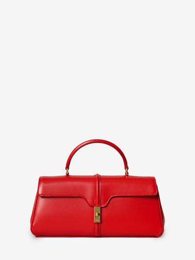 le 16 side-to-side bag in ultra red