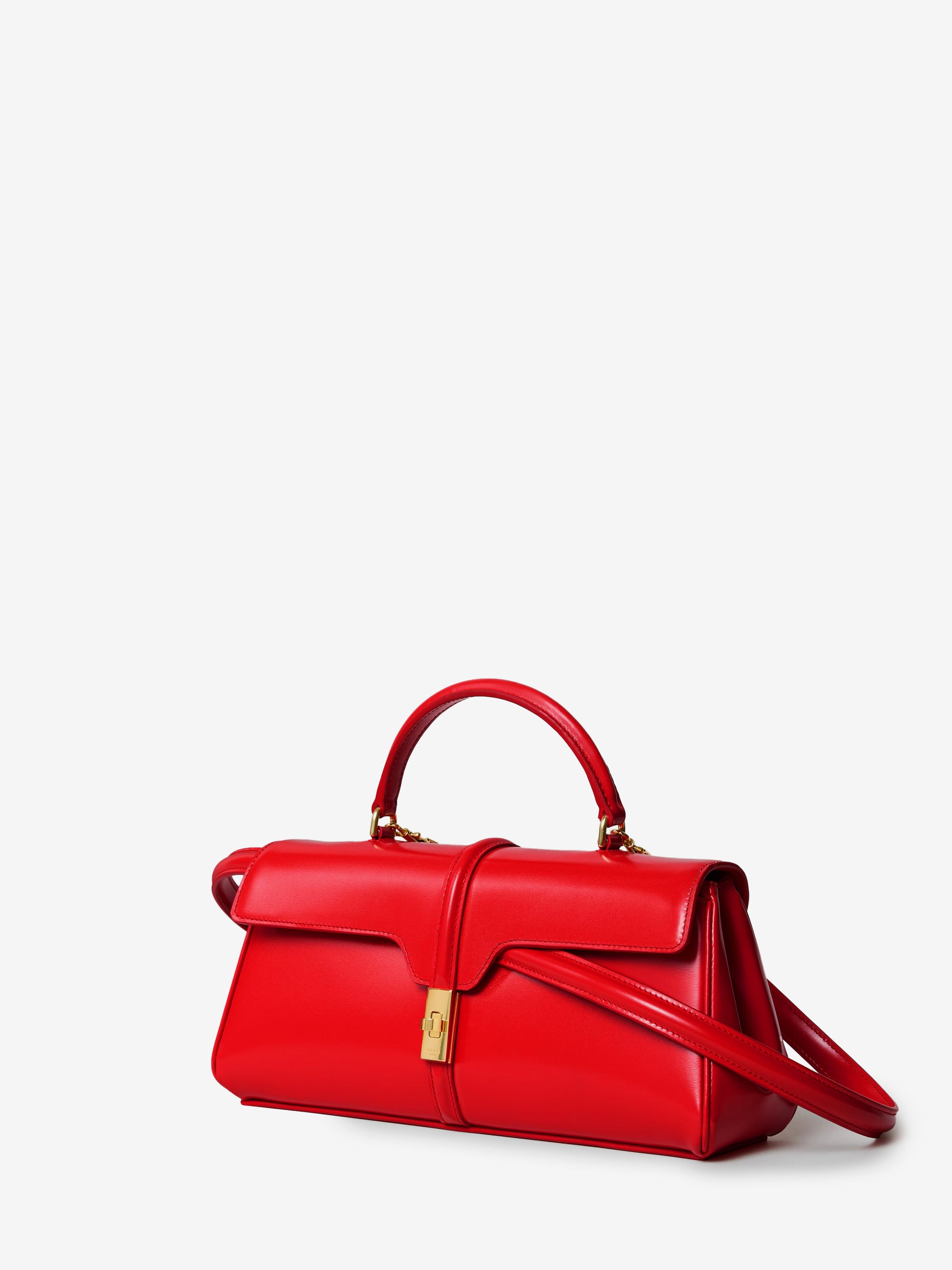 le 16 side-to-side bag in ultra red