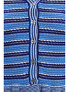 striped cotton cardigan