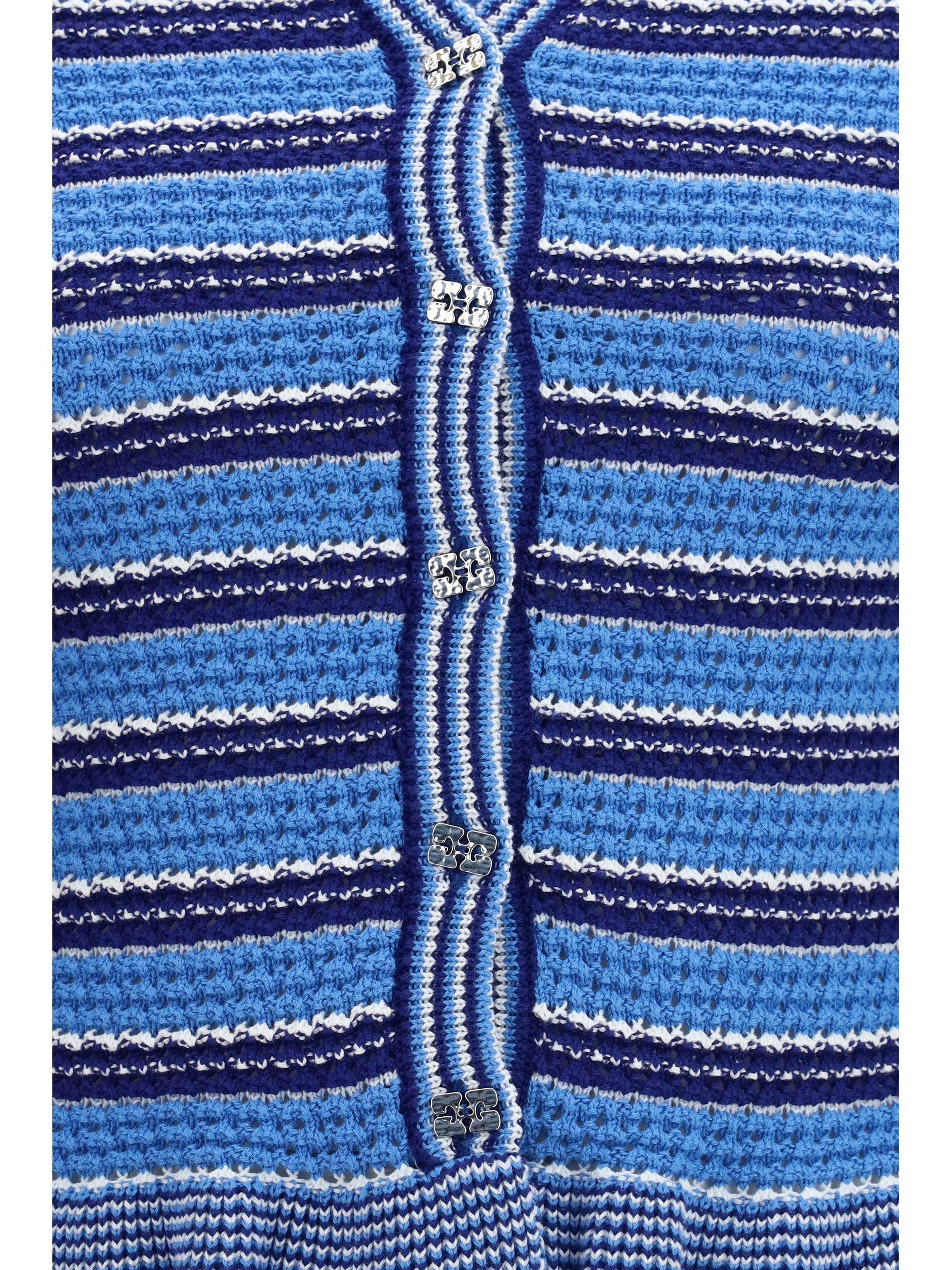 striped cotton cardigan