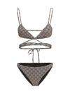 printed stretch jersey bikini