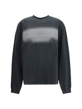 ALEXANDER WANG S reflective halo print logo long-sleeve t-shirt