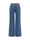 straight wide-leg jeans
