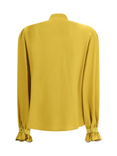 VALENTINO 42 silk ruffle pleated blouse