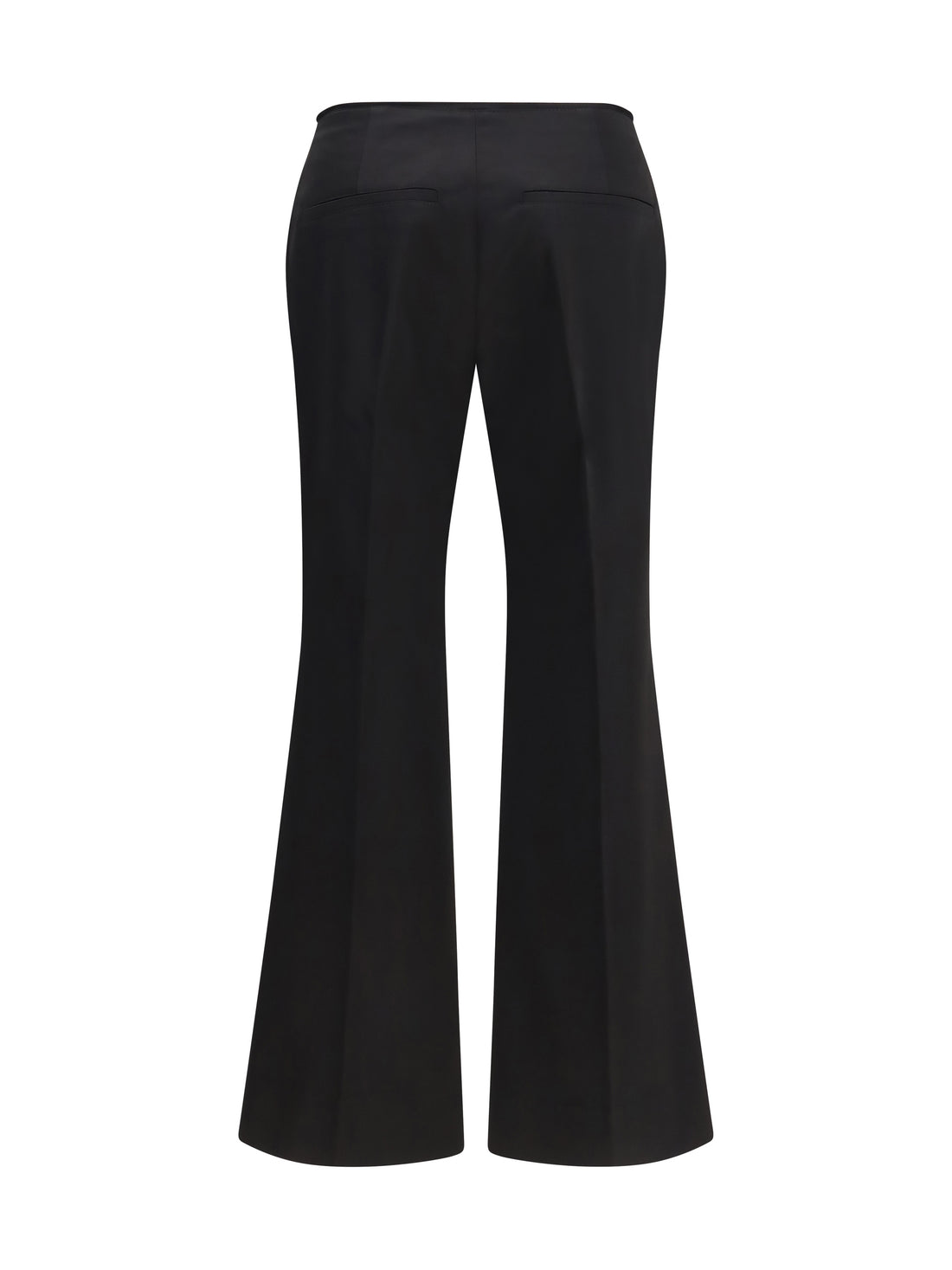 TOTEME 36 kick flare raw-edge pants