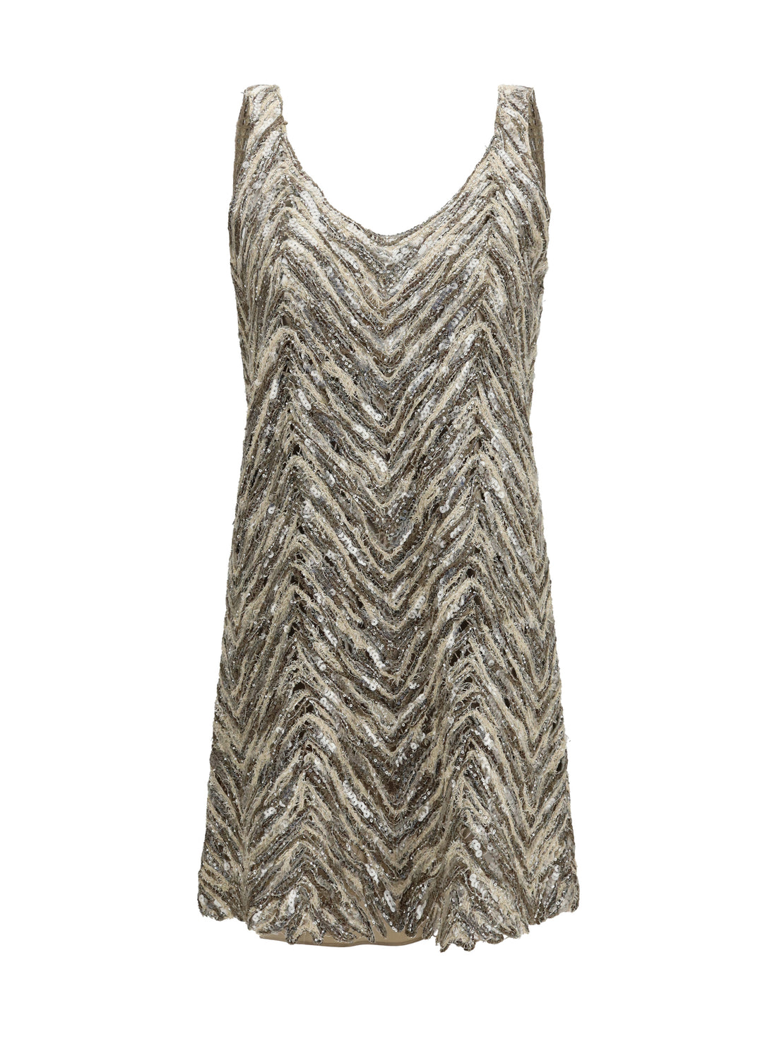 BRUNELLO CUCINELLI M short sequin dress