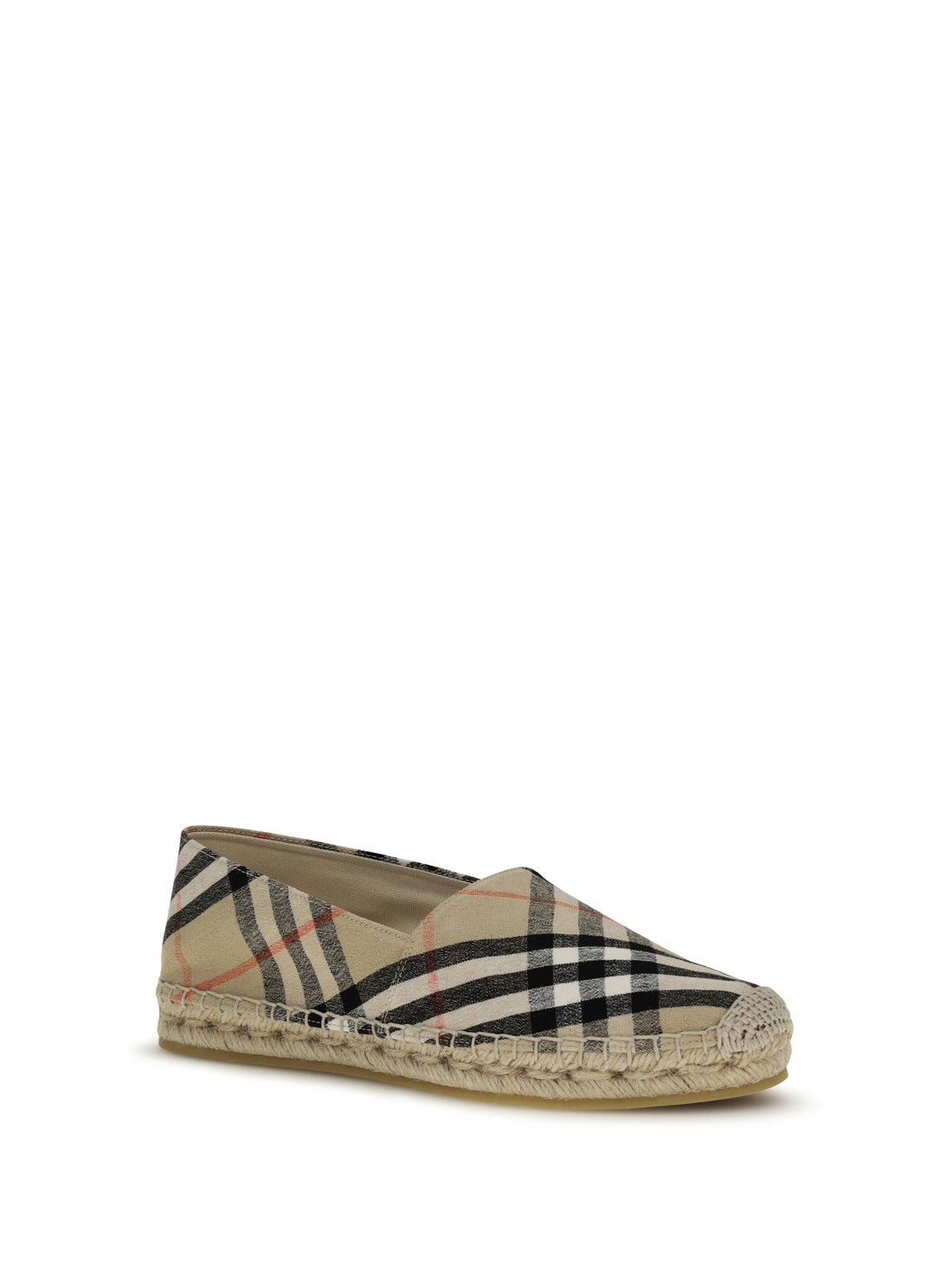 BURBERRY 36 mews check espadrilles