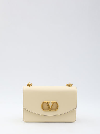 VALENTINO GARAVANI OS white vain shoulder bag 
