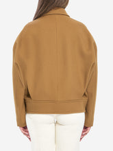 CELINE 38 wool and cashmere double-face jacket