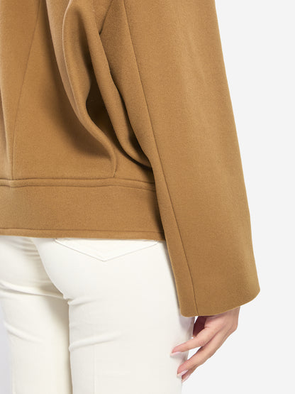 CELINE 38 wool and cashmere double-face jacket