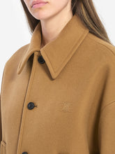 CELINE 38 wool and cashmere double-face jacket
