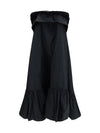 sleeveless country dress in technical canvas