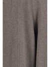 straight leg wool, silk and cashmere knit pants